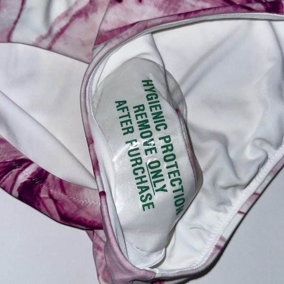 CALIA Floral Flourish Geranium Mid Rise Wide Band Bikini Bottom - Picture 8 of 12